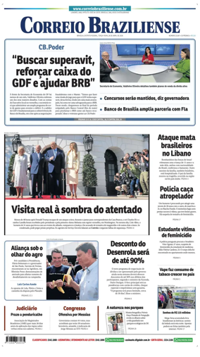 Cover of Correio Braziliense