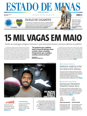 Cover of Estado de Minas (Brazil)