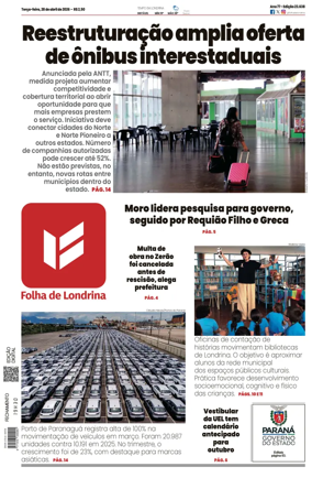 Cover of Folha de Londrina
