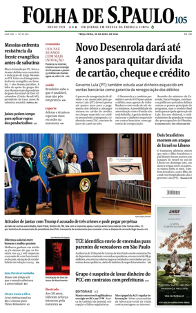 Cover of Folha de S.Paulo
