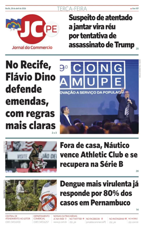 Cover of Jornal do Commercio