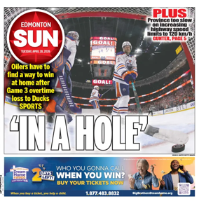 Cover of Edmonton Sun