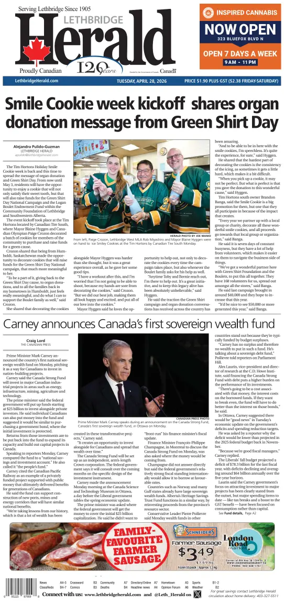 Cover of Lethbridge Herald