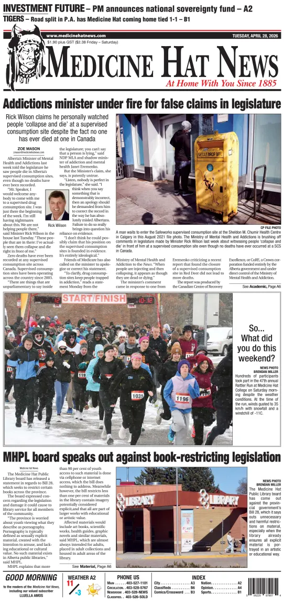 Cover of Medicine Hat News