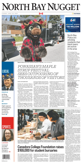 Cover of North Bay Nugget