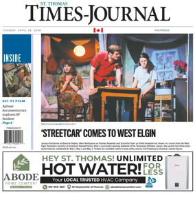 Cover of St. Thomas Times-Journal