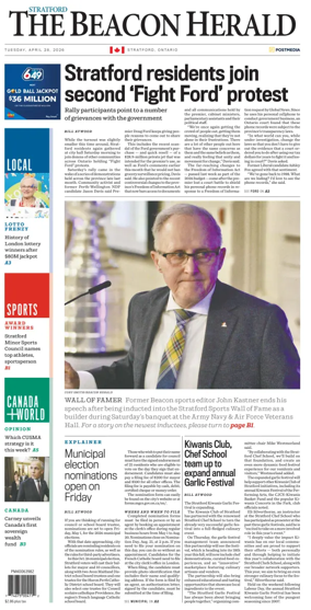 Cover of The Beacon Herald