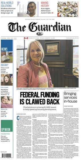 Cover of The Guardian (Charlottetown)