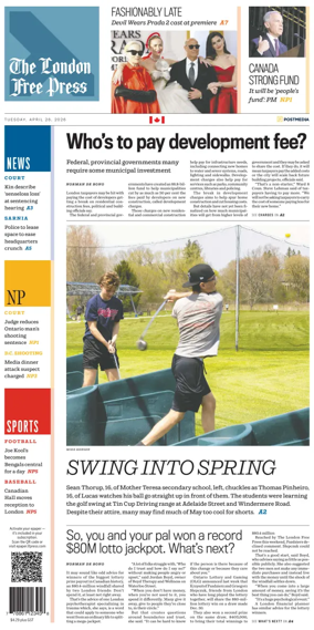 Cover of The London Free Press