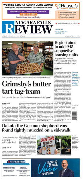 Cover of The Niagara Falls Review