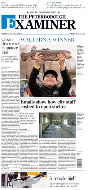 Cover of The Peterborough Examiner