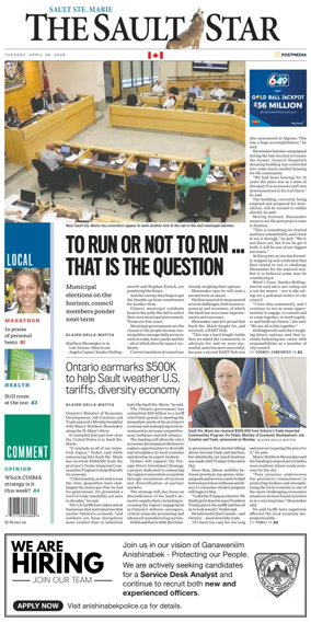 Cover of The Sault Star