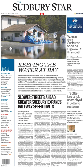 Cover of The Sudbury Star
