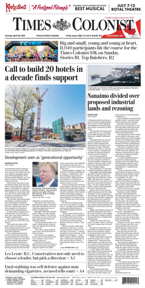Cover of Times Colonist