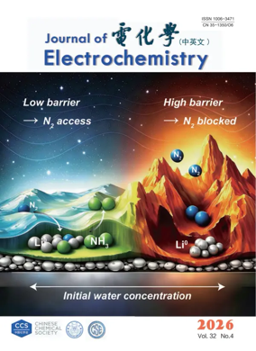 Cover of Journal of Electrochemistry