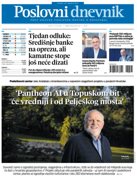 Cover of Poslovni Dnevnik