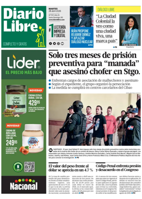 Cover of Diario Libre (Republica Dominicana)