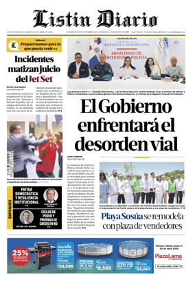Cover of Listin Diario
