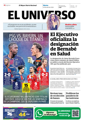 Cover of El Universo