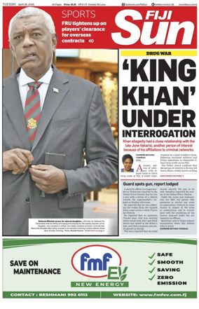 Cover of Fiji Sun