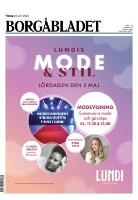 Cover of Borgabladet