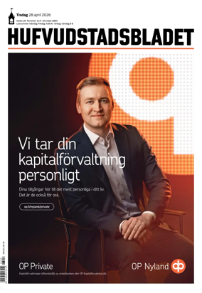 Cover of Hufvudstadsbladet