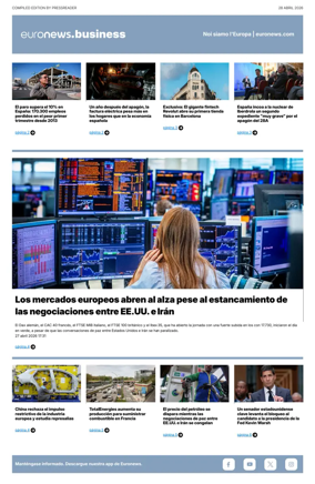 Cover of Euronews Business (Spanish) Compiled Edition