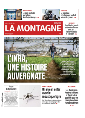 Cover of La Montagne (Montlucon)