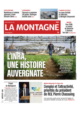 Cover of La Montagne (Riom)