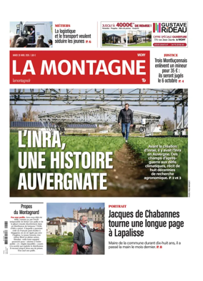 Cover of La Montagne (Vichy)