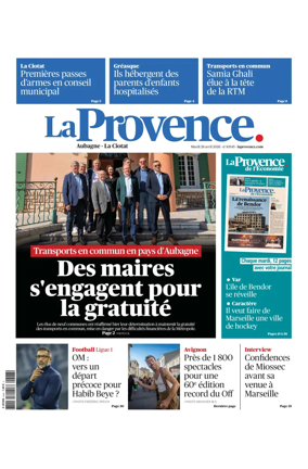 Cover of La Provence Aubagne-La Ciotat