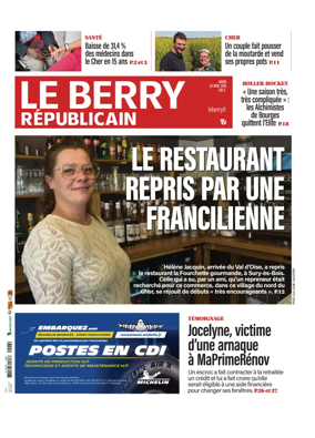 Cover of Le Berry Republicain