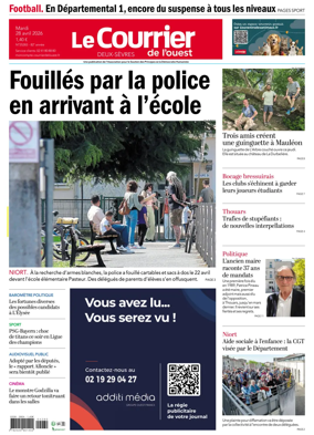 Cover of Le Courrier de l’Ouest (Deux-Sevres)