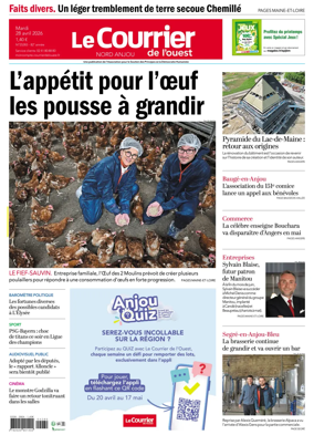 Cover of Le Courrier de l’Ouest (Nord Anjou)