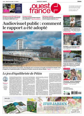 Cover of Ouest France (Dinan)