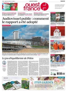 Cover of Ouest France (Manche)