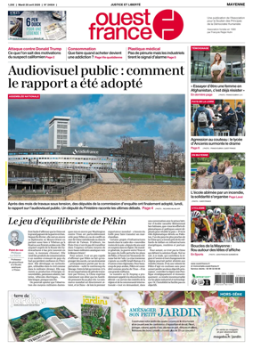 Cover of Ouest France (Mayenne)