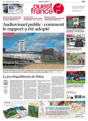 Cover of Ouest France (Orne)