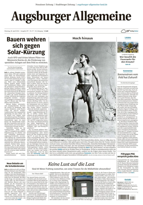 Cover of Augsburger Allgemeine (Land West)