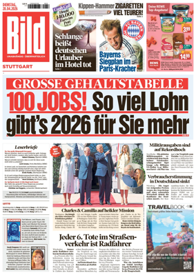 Cover of BILD Stuttgart