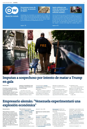 Cover of Deutsche Welle (Spanish edition)