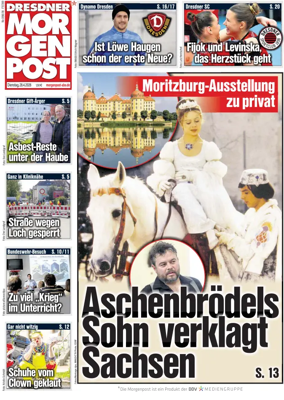 Cover of Dresdner Morgenpost