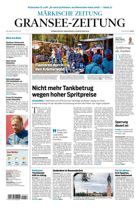 Cover of Gransee-Zeitung
