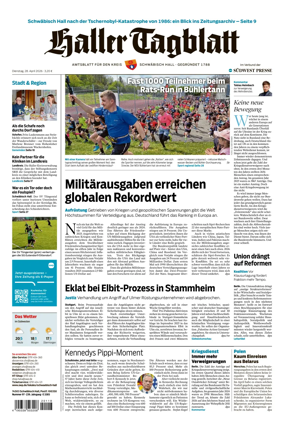 Cover of Haller Tagblatt