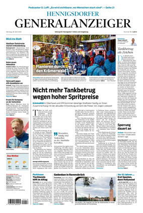 Cover of Hennigsdorfer Generalanzeiger