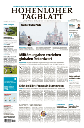 Cover of Hohenloher Tagblatt