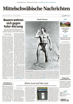 Cover of Mittelschwaebische Nachrichten