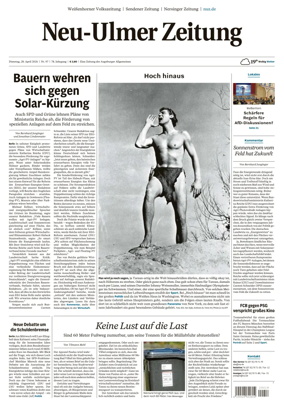 Cover of Neu-Ulmer Zeitung