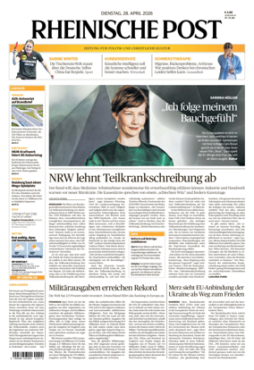 Cover of Rheinische Post Duisburg