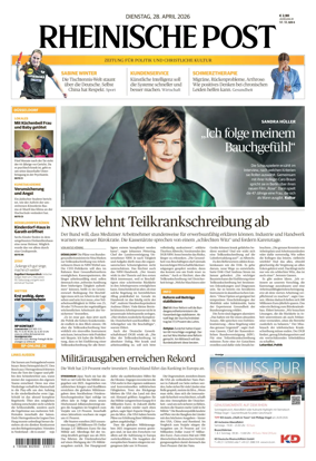 Cover of Rheinische Post – Dusseldorf Stadt